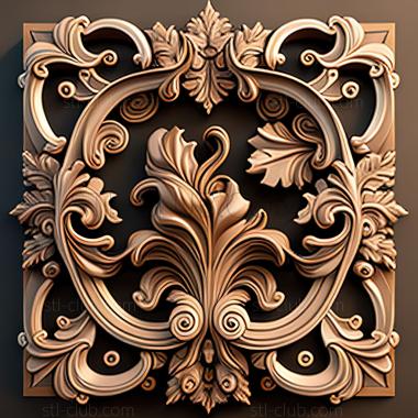 3D model st baroque (STL)